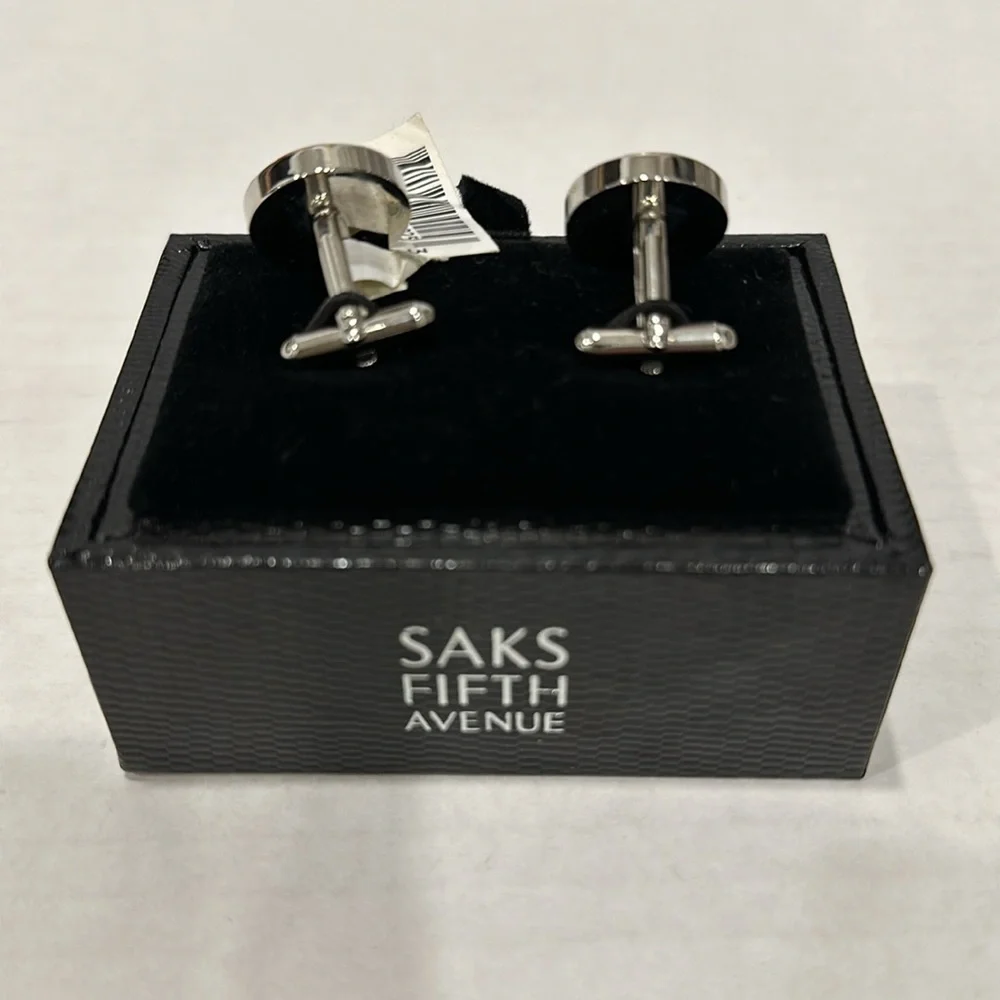 Brand new enamel poker chip cuff links